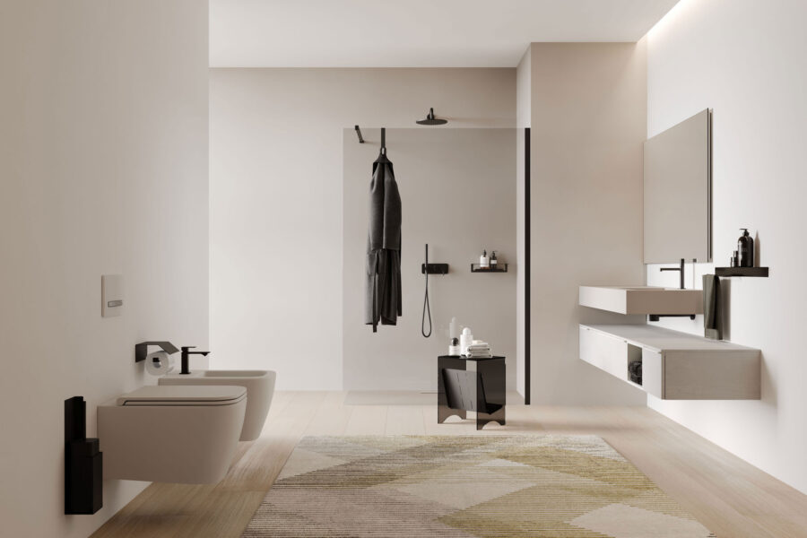 Nuovi accessori per la stanza da bagno contemporanea