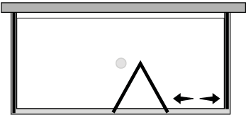 FRSFL + FRFIX2 : Porta a soffietto con fisso e 2 lati fissi (componibile ad angolo)