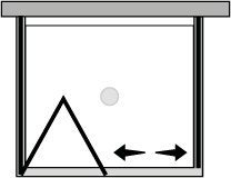 QUSF + QUFIX2 : Porta a soffietto con 2 lati fissi (componibile ad angolo)