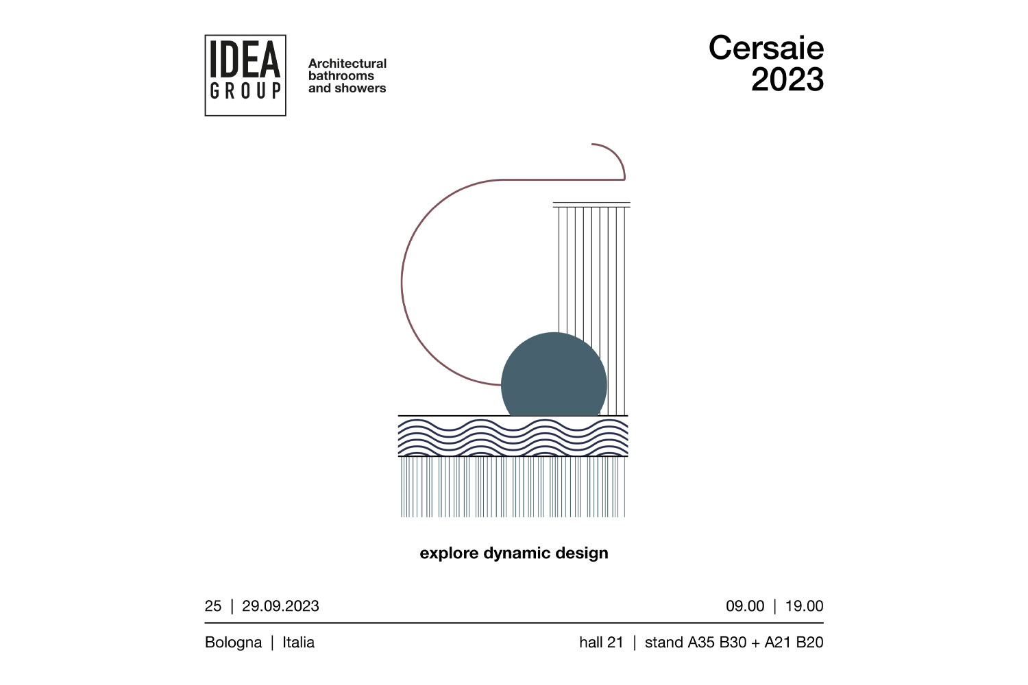Explore dynamic design: Ideagroup a Cersaie 2023 - Disenia