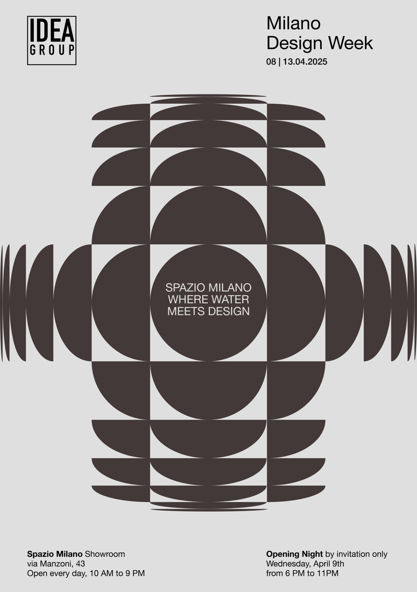 Spazio Milano – Where water meets design - Disenia